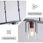 5-Light Linear Chandelier