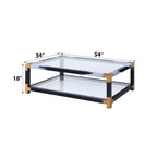 Lafty Clear Glass Coffee Table