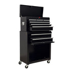 8-Drawer High-Capacity Rolling Tool Chest, Black