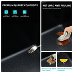 Quartz Kitchen Sink 14.82" x 17.55" x 8.38"