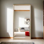 70" x 32" Gold Full Length Floor Mirror