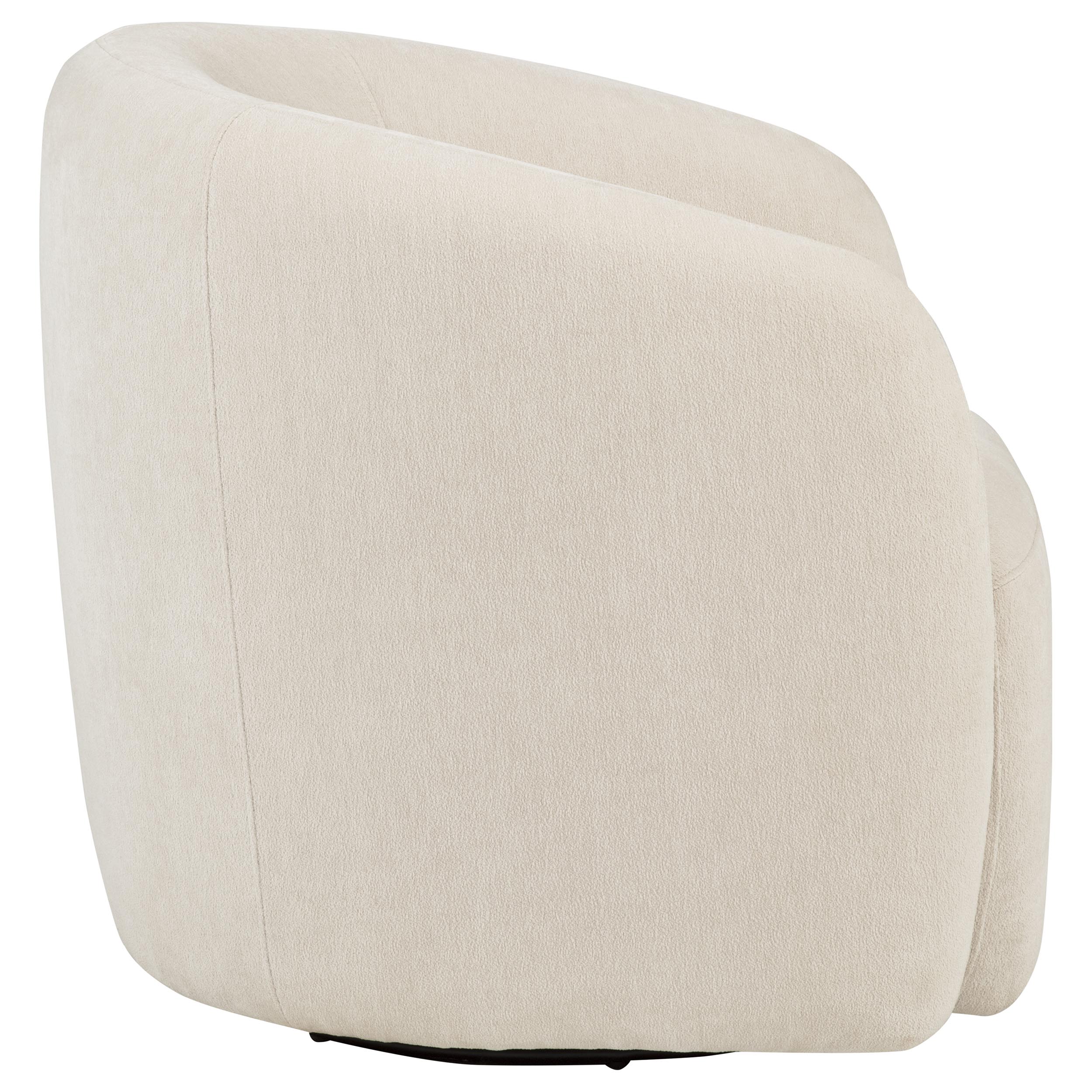 Gerley Chenille Upholstered Swivel Accent Chair Beige-