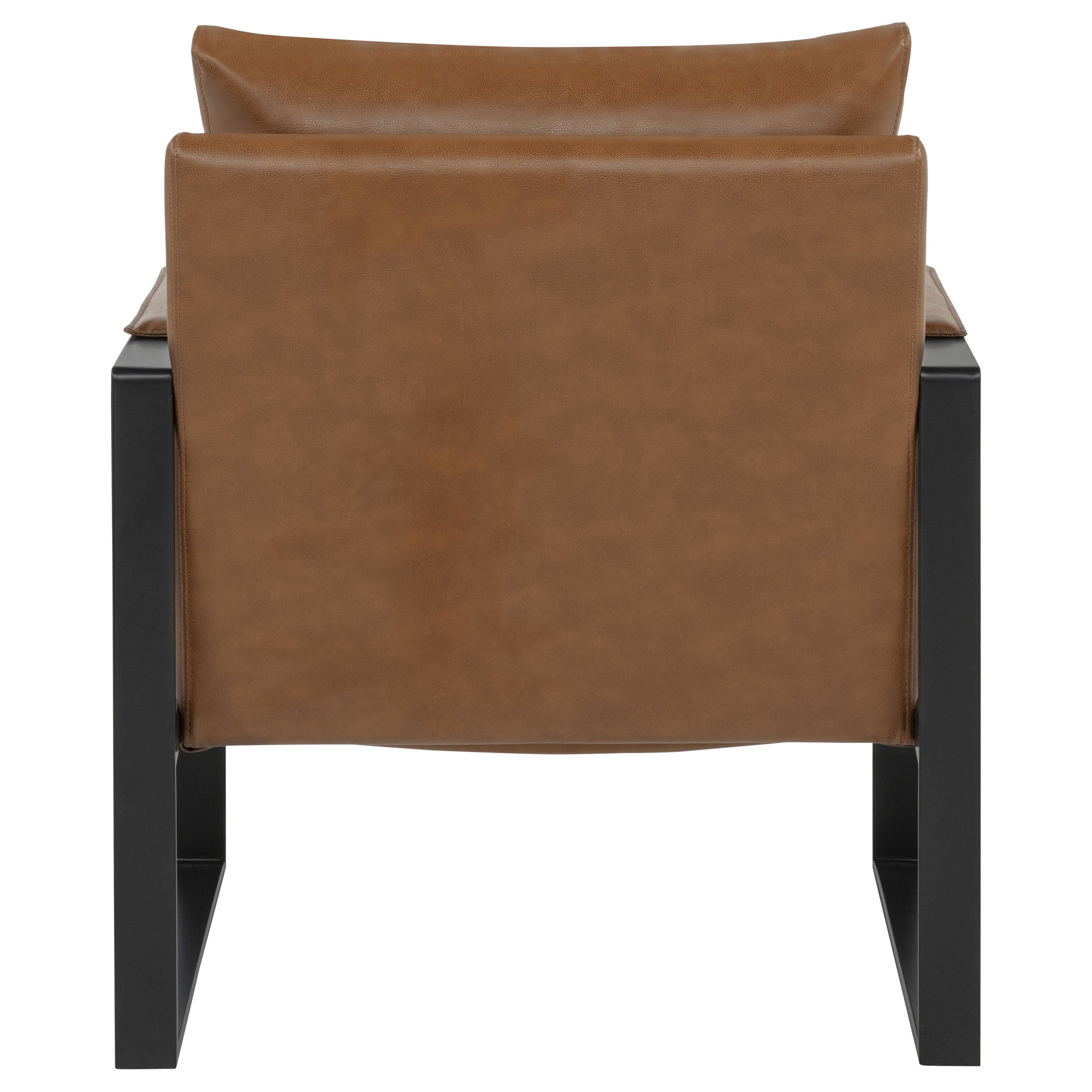Rosalind Upholstered Track Arm Accent Chair Brown-