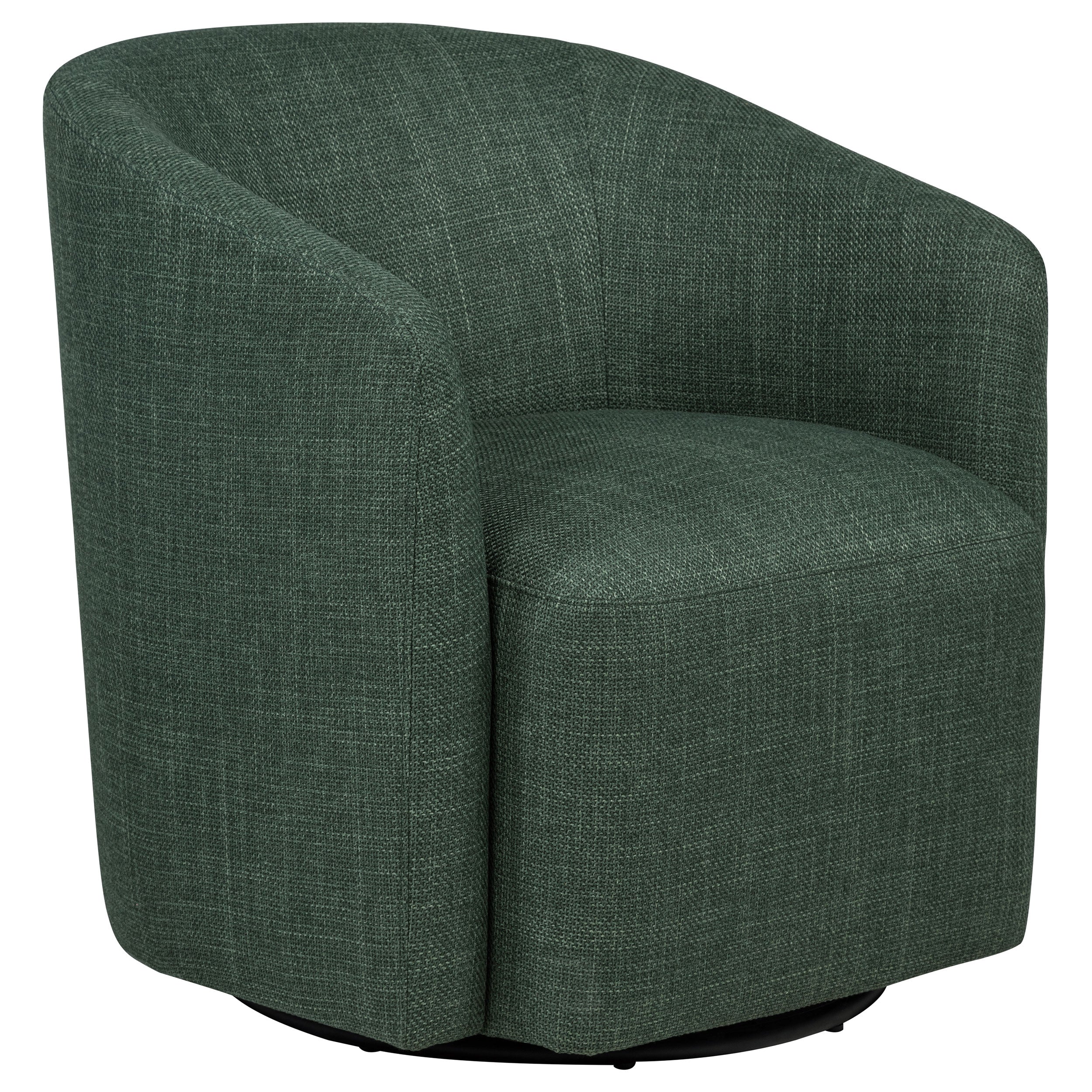 Mossbrook Fabric Upholstered Swivel Accent Chair Green-