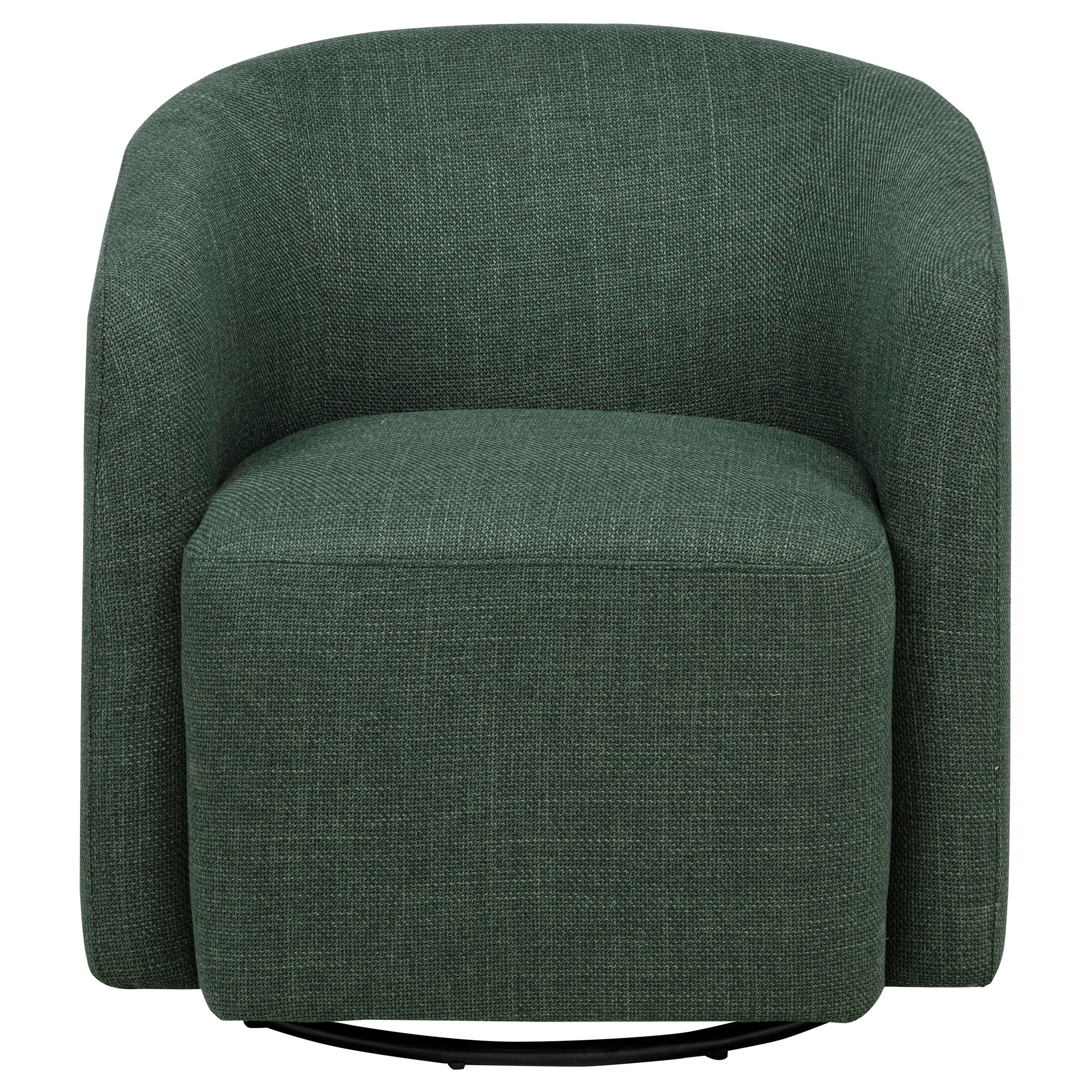 Mossbrook Fabric Upholstered Swivel Accent Chair Green-