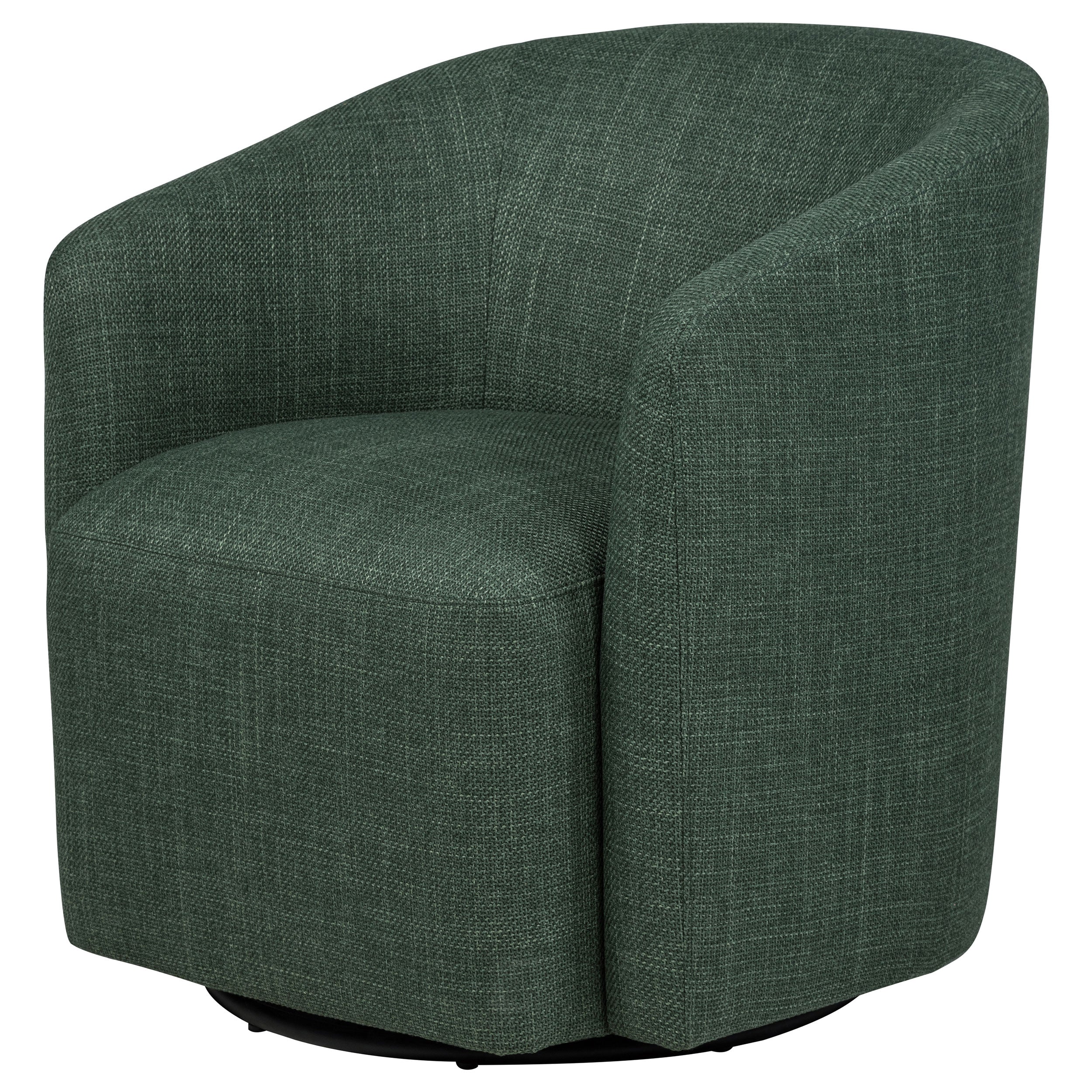 Mossbrook Fabric Upholstered Swivel Accent Chair Green-