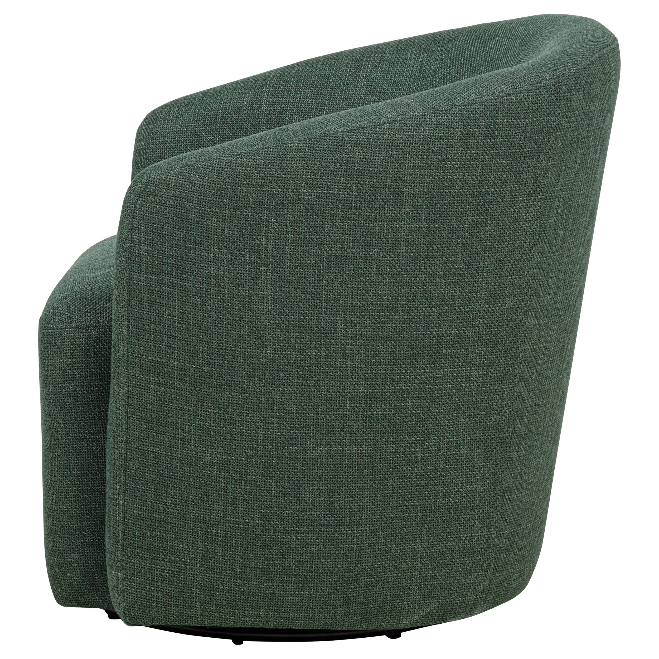 Mossbrook Fabric Upholstered Swivel Accent Chair Green-