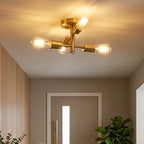 Ephemeral Four Lights Semi Flush Mount Pendant