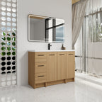 48" Modular Freestanding Bathroom Vanity with Resin Sink Top