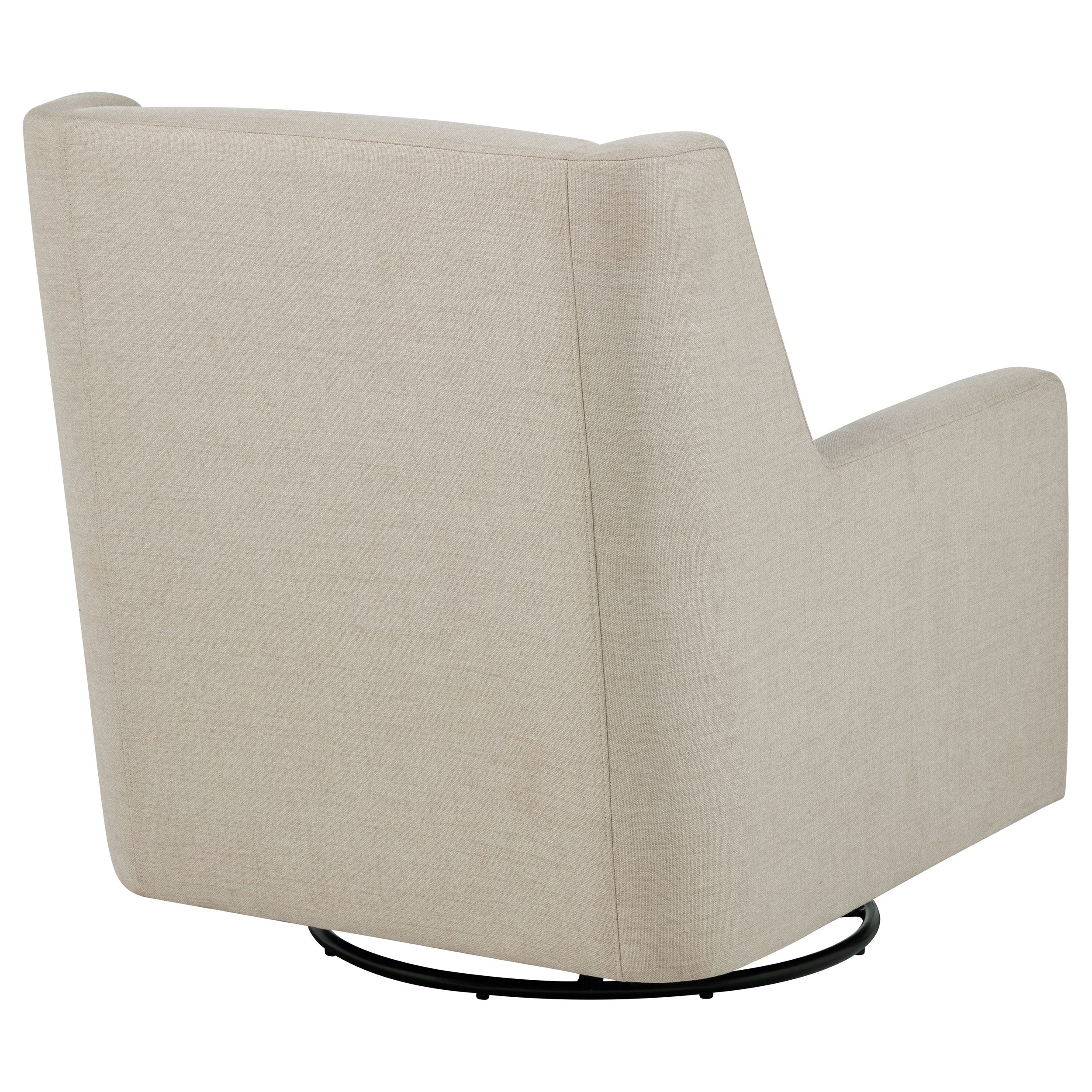 Sorrel Fabric Upholstered Swivel Glider Arm Chair Latte-