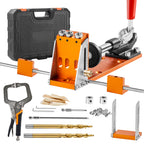 34 Pcs Pocket Hole Jig Kit