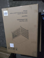 38.6" Dog Crate Furniture with Wheels for Small Dogs