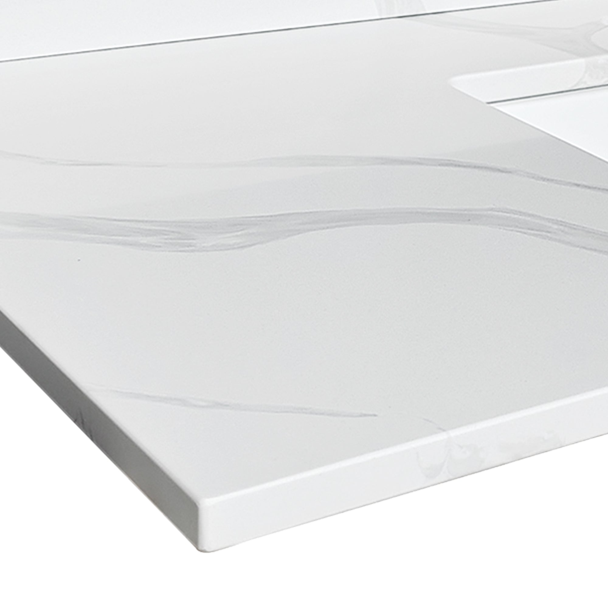 43-Inch Quartz Bathroom Vanity Top
