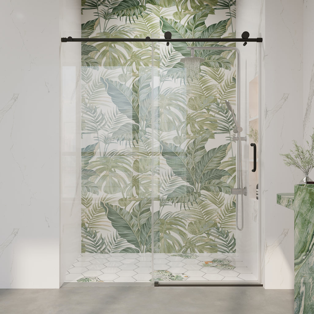 Frameless Single Sliding Shower Door