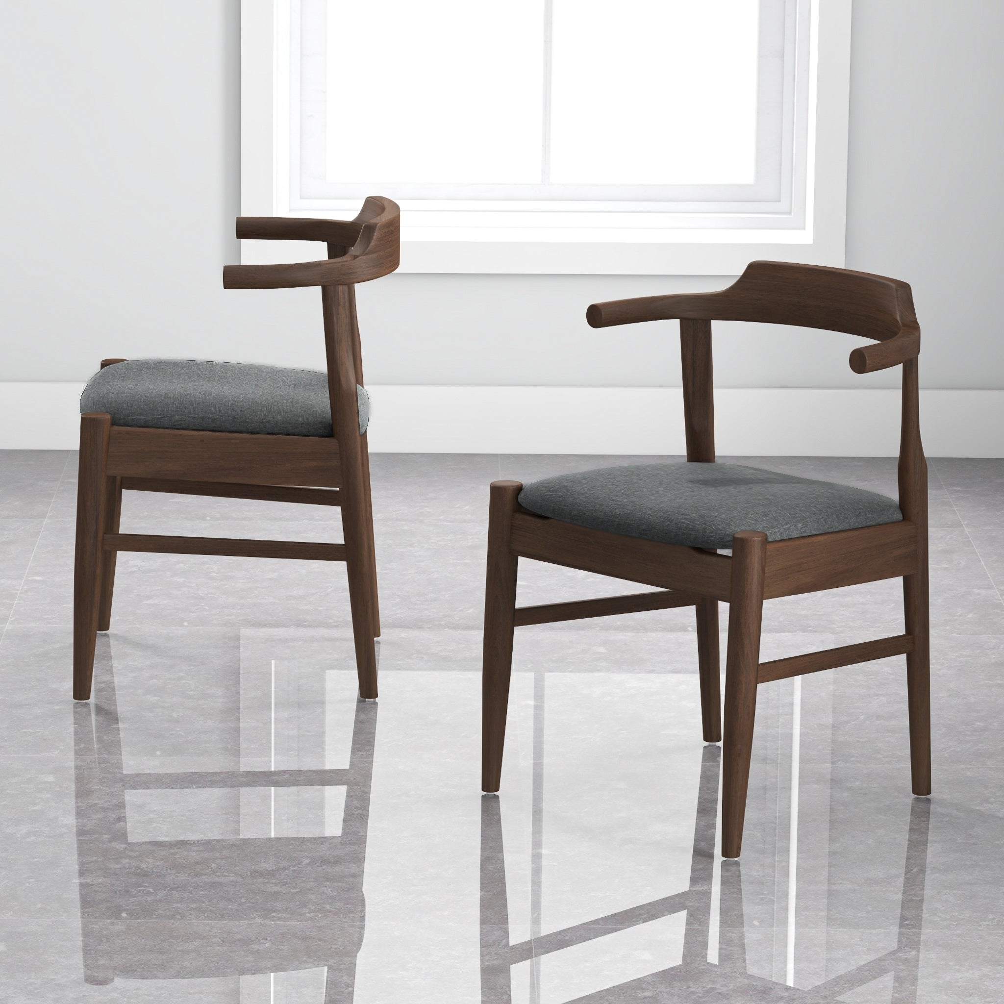 Daisy Mid-Century Modern Dining Chair Set