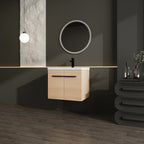 24" Wall Mounted Bathroom Vanity with Resin Basin