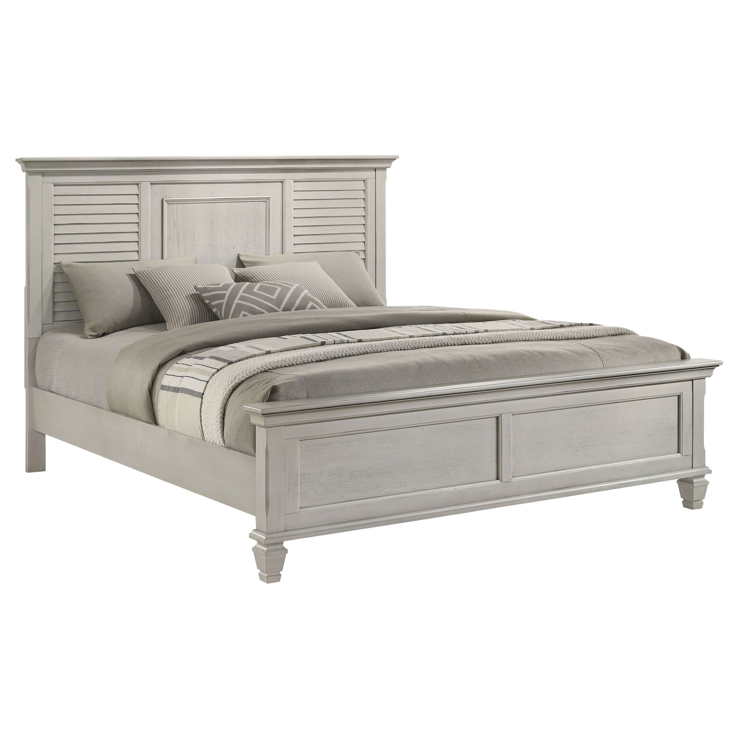 Hazelwood Distressed Wood Panel Bed