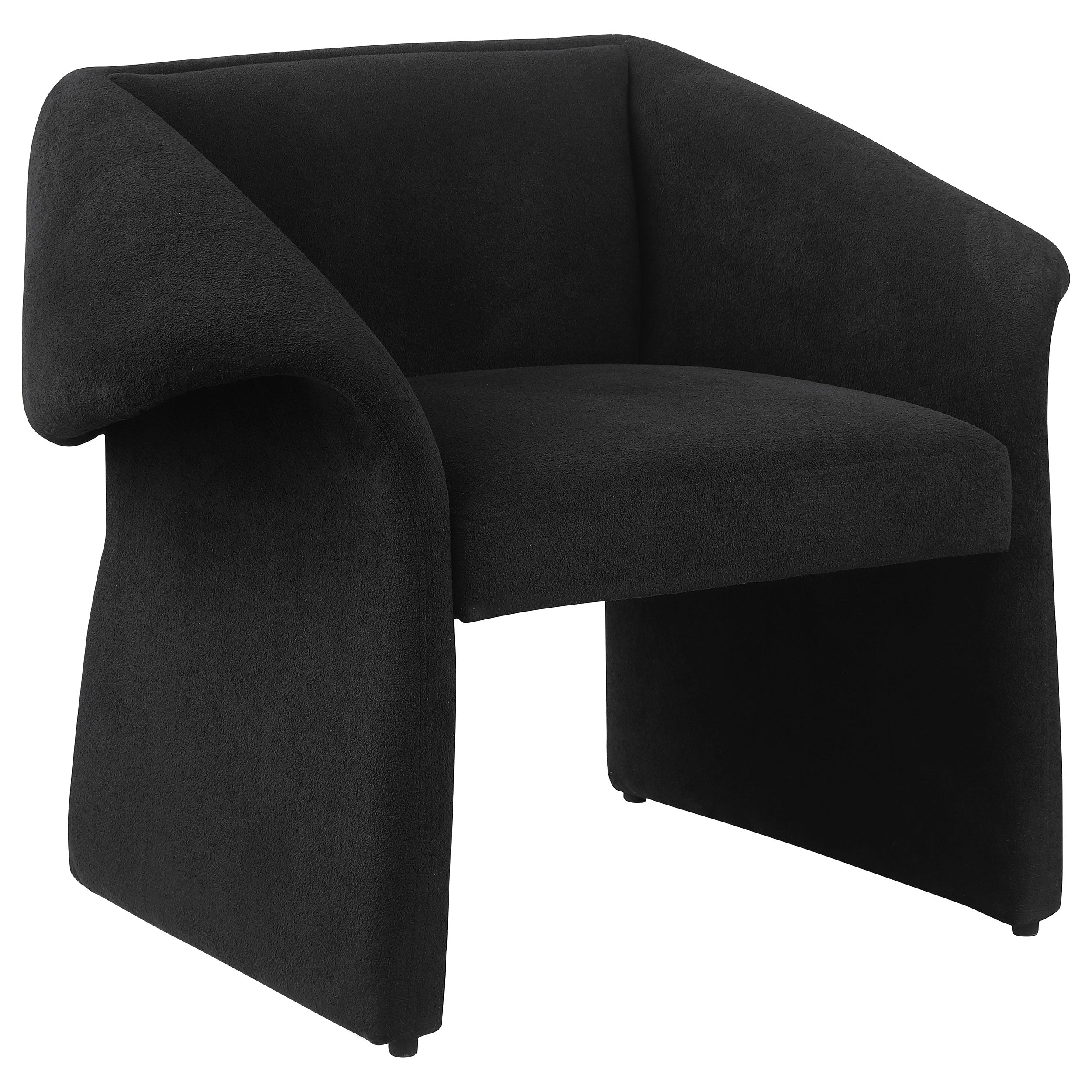 Ramsey Upholstered Sloped Arm Accent Chair Black-