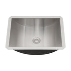 18"x13" Brushed Nickel Stainless Steel Undermount Bathroom Sink