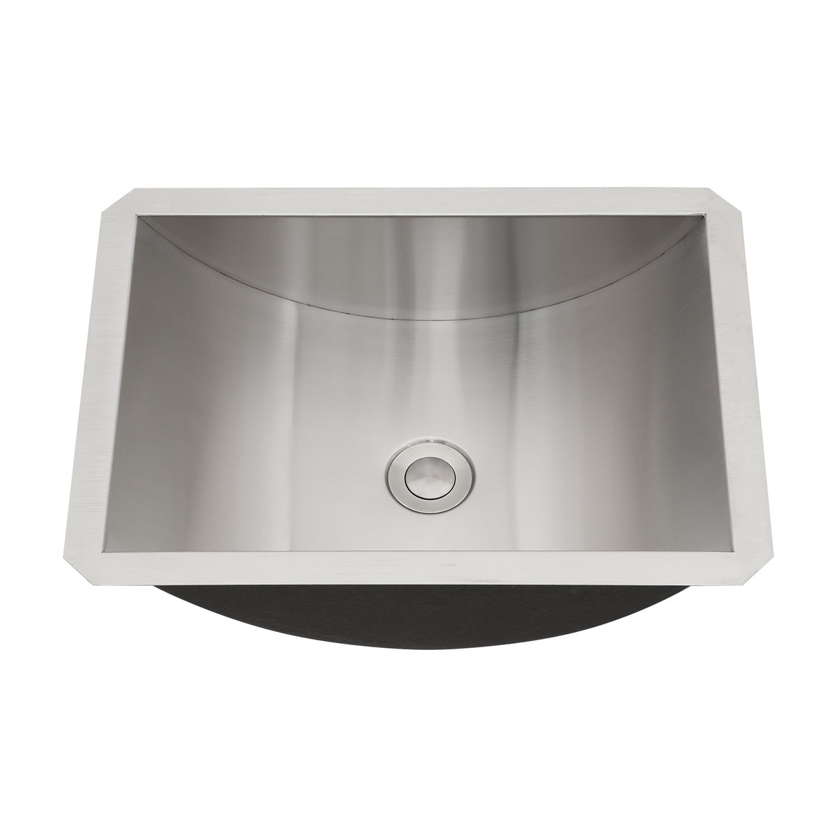 18"x13" Brushed Nickel Stainless Steel Undermount Bathroom Sink