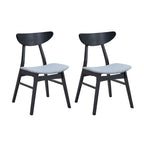 Wooden Dining Chairs Set of 2