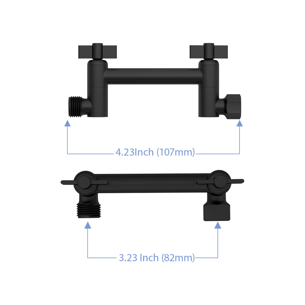4" Stainless Steel Extends Shower Arm