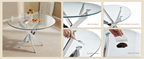 Modern Round Glass Table