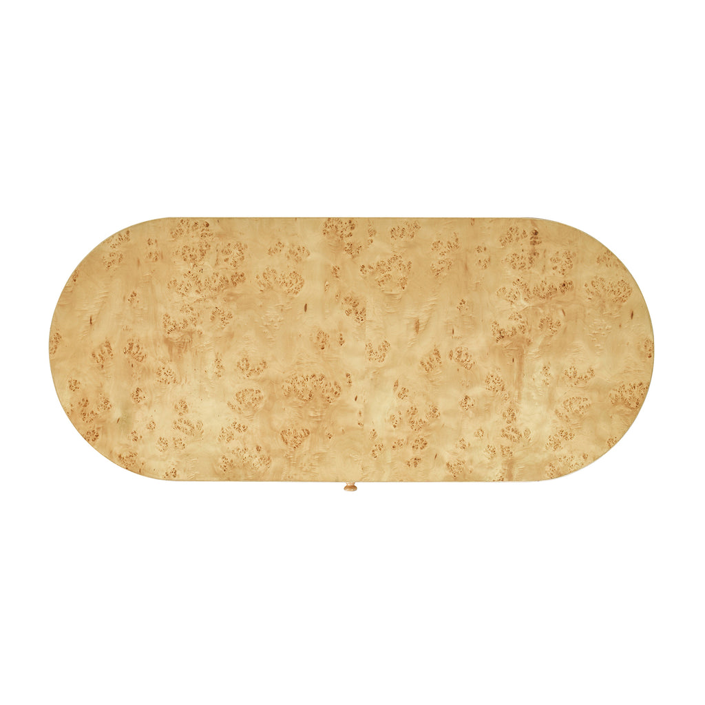 Jesse 55.5" Single Drawer Oval Computer Desk