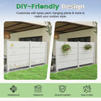 50" W x 49" H Outdoor Privacy Screen