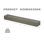 72" Fireplace Mantel Fir Wood Wall-Mounted Shelf