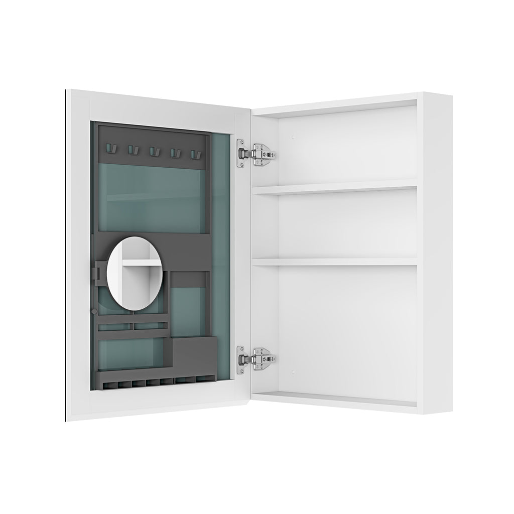 20'' W x 26'' H Surface Frameless Mirror Medicine Cabinet