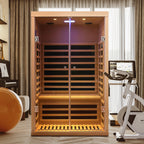 Luxury Indoor Far Infrared Sauna Room for Two