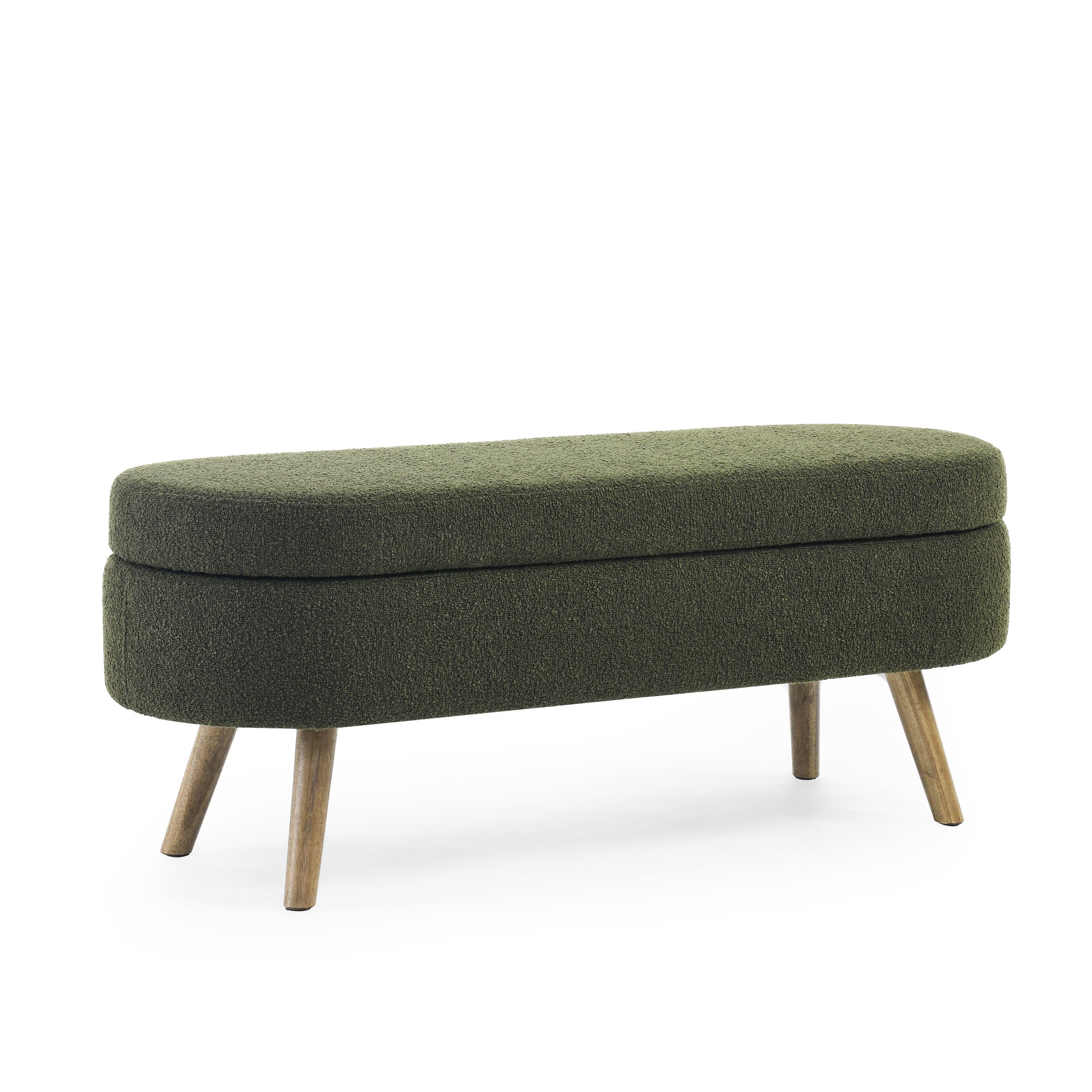 Ottoman Oval Storage Bench