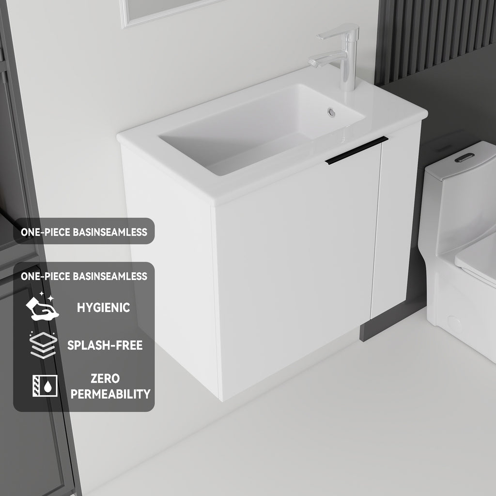 22" Floating Bathroom Vanity Combo