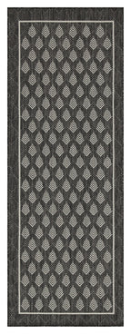 Sunshine GC_HAR2008 Anthracite 7'10" x 10'3" Indoor/Outdoor Area Rug