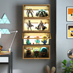 Large-Capacity Spice Rack Wall Mounted Storage Cabinet