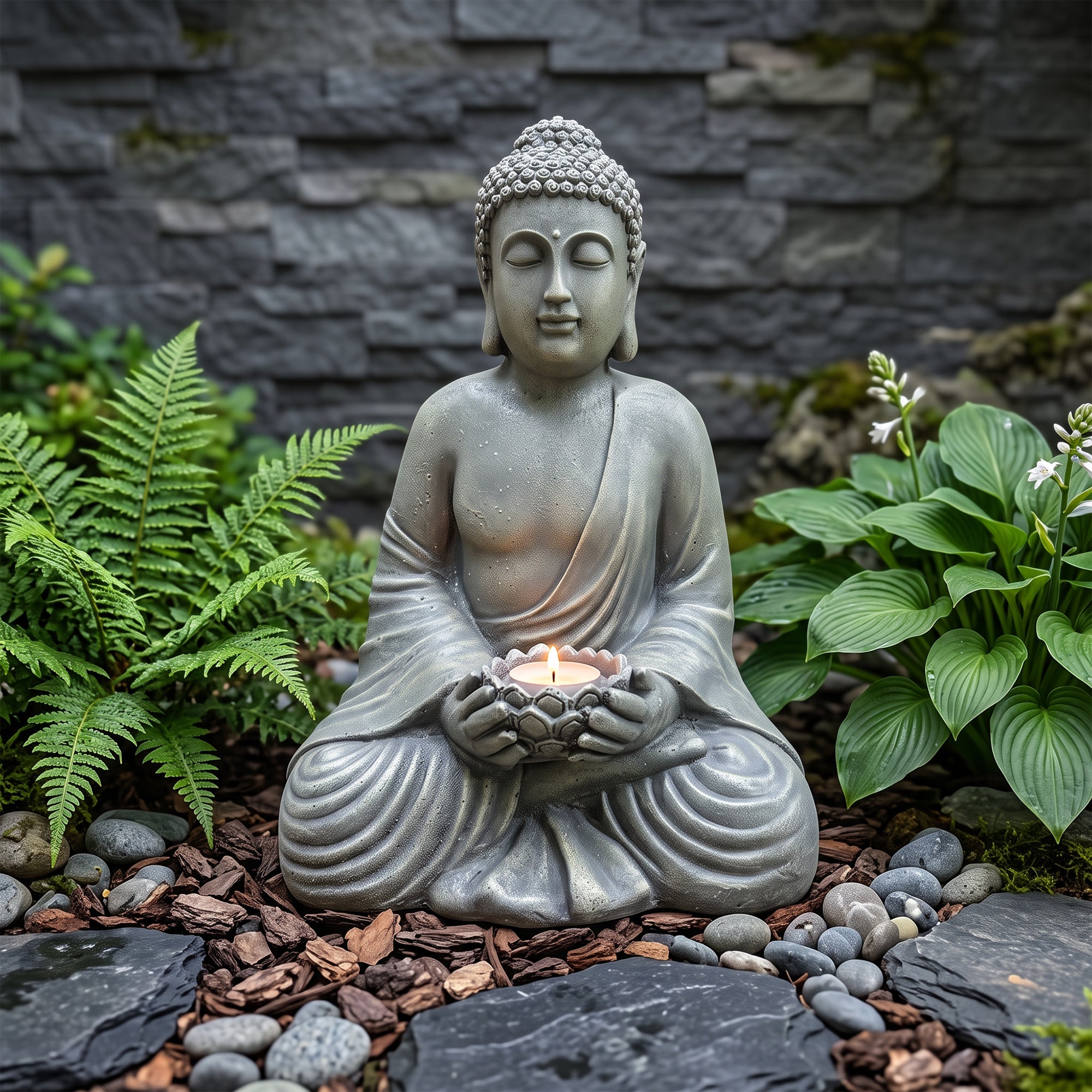 Magnesium Oxide Buddha Statue