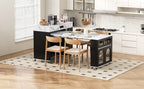 TREXM Extendable Dining Table with Extra-Long Folding Top