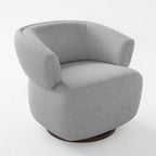32" Swivel Barrel Accent Chair