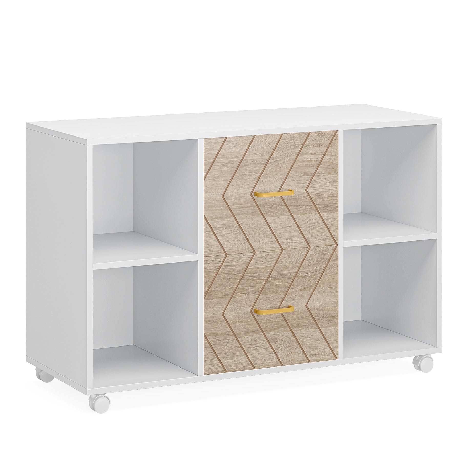 39.37-Inches Large Mobile Lateral File Cabinet