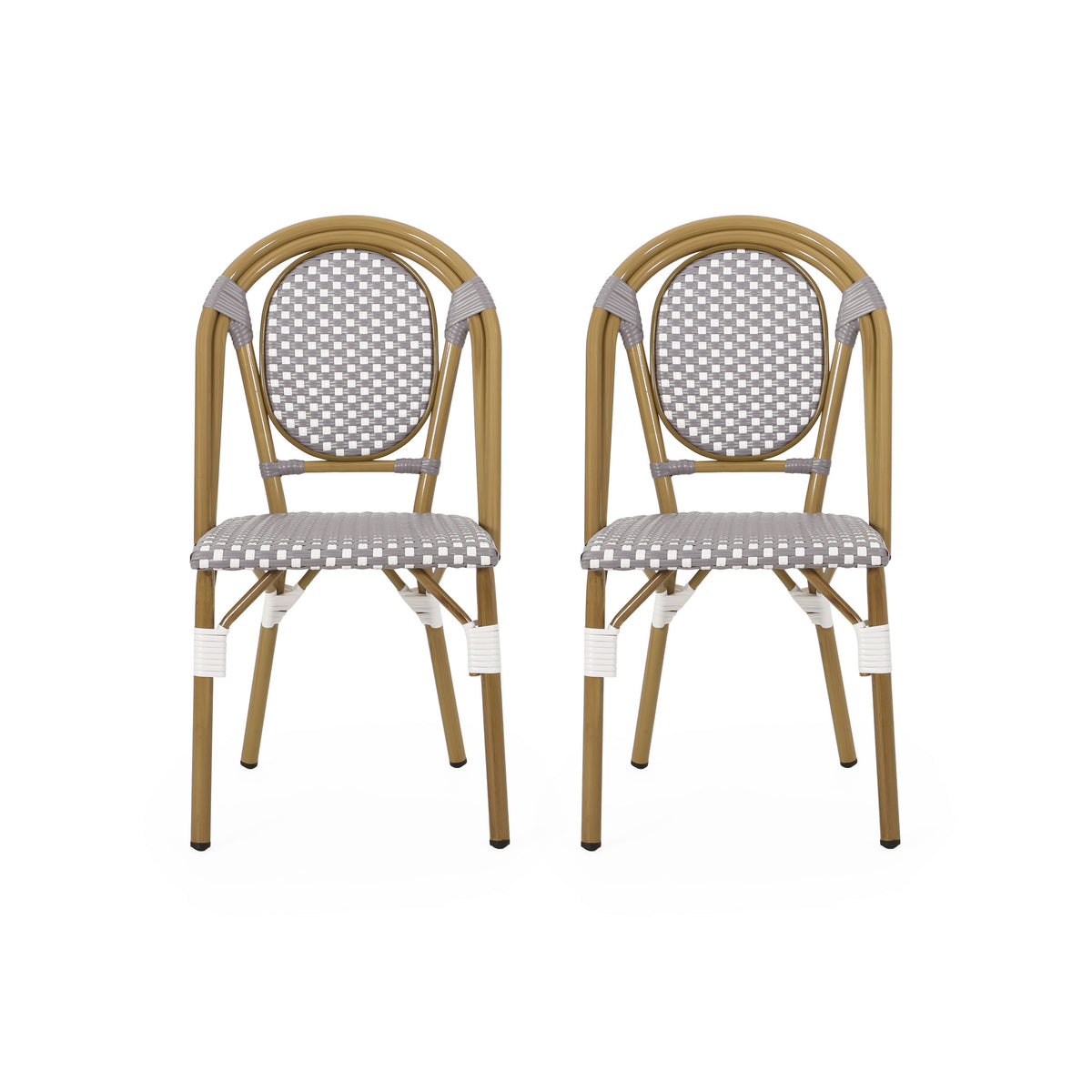 French Bistro Chair Set (Set of 2)