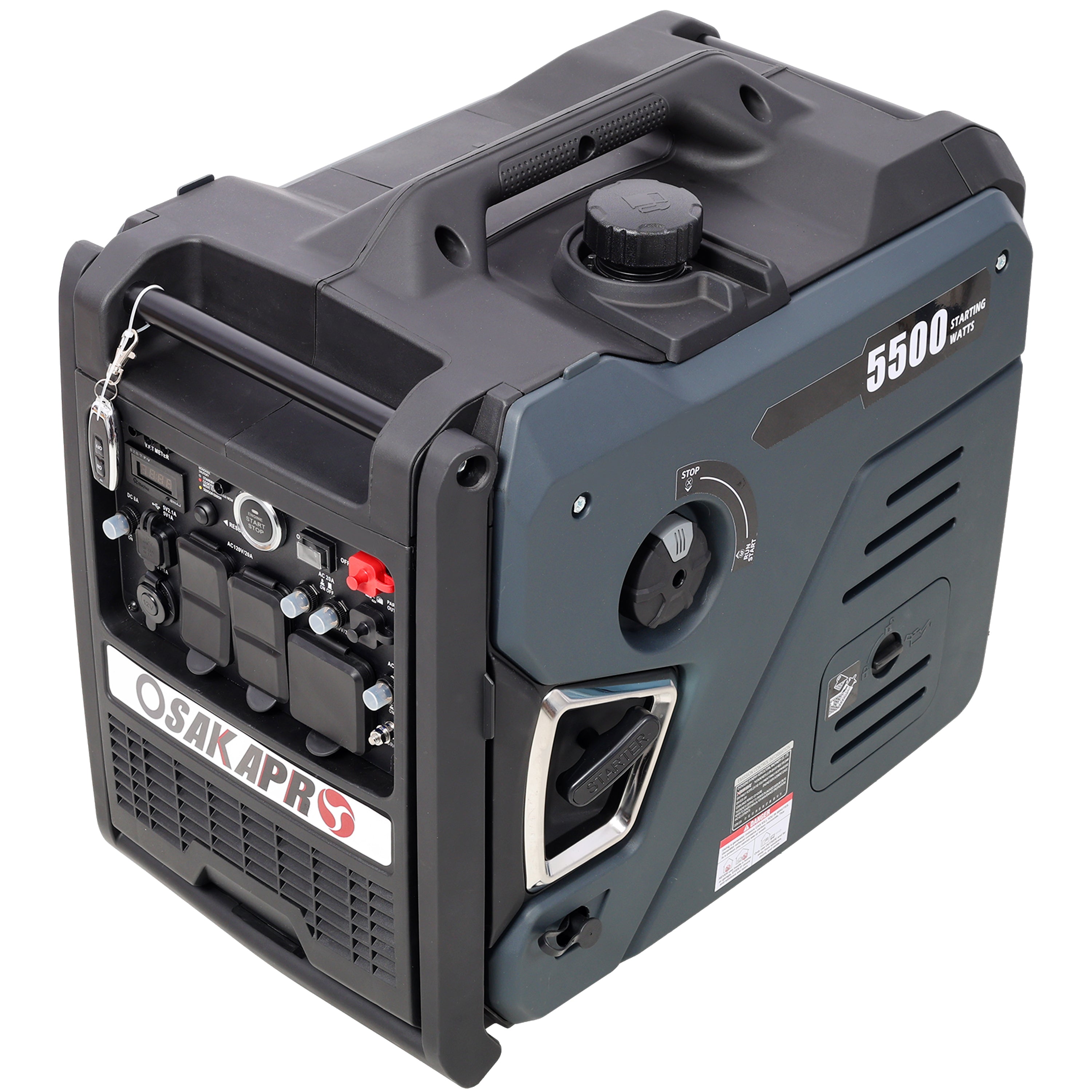5.5KW Portable Inverter Generator with Remote Start
