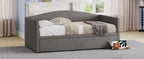 Twin Size Daybed with Extended Pop Up Trundle