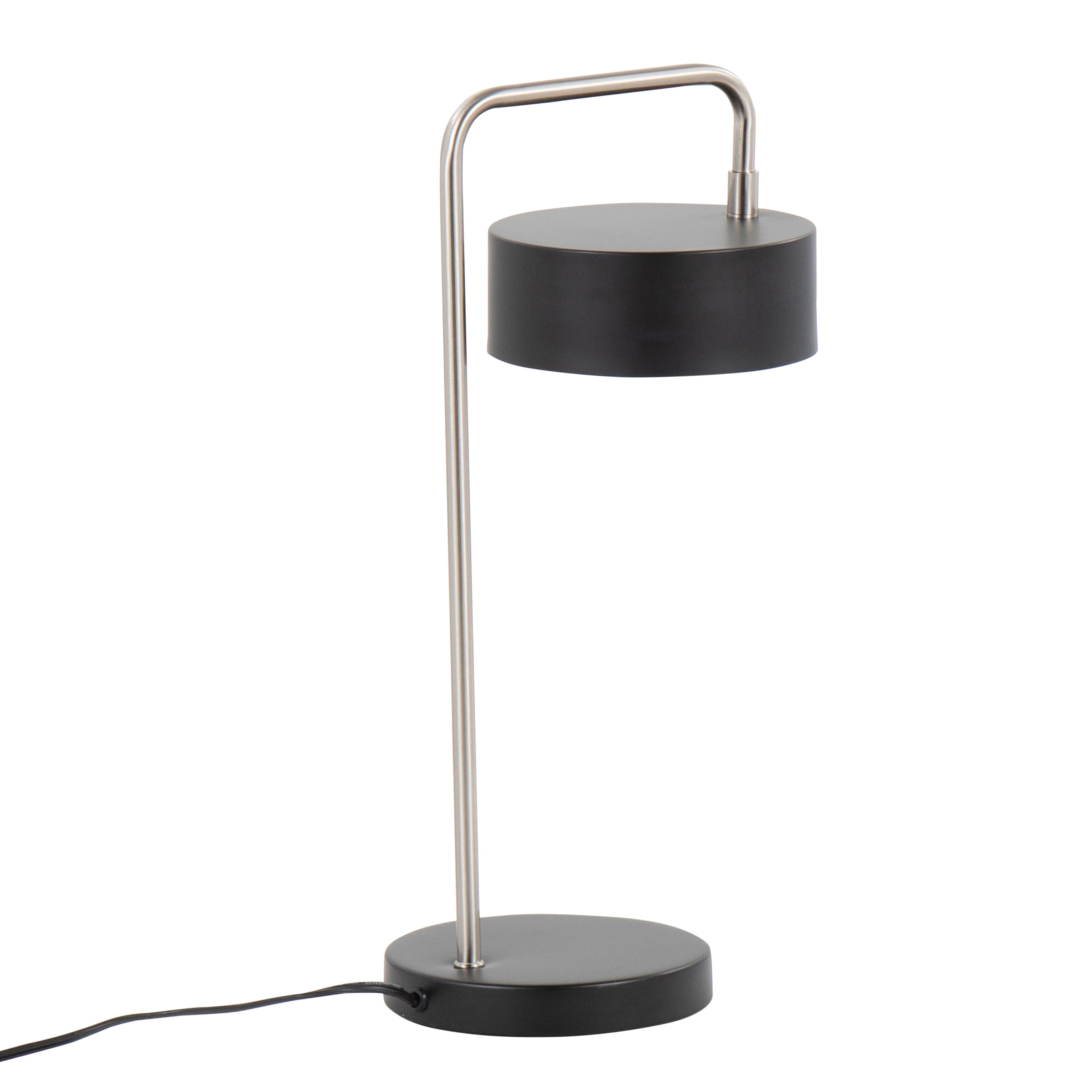 Contemporary Table Lamp in Nickel