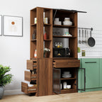 70.87"H Tall Storage Cabinet with Multi-functional Storage Space