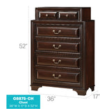 LaVita G8875-CH Chest in Cappuccino