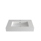 Integrated Solid Surface Basin - Glossy White
