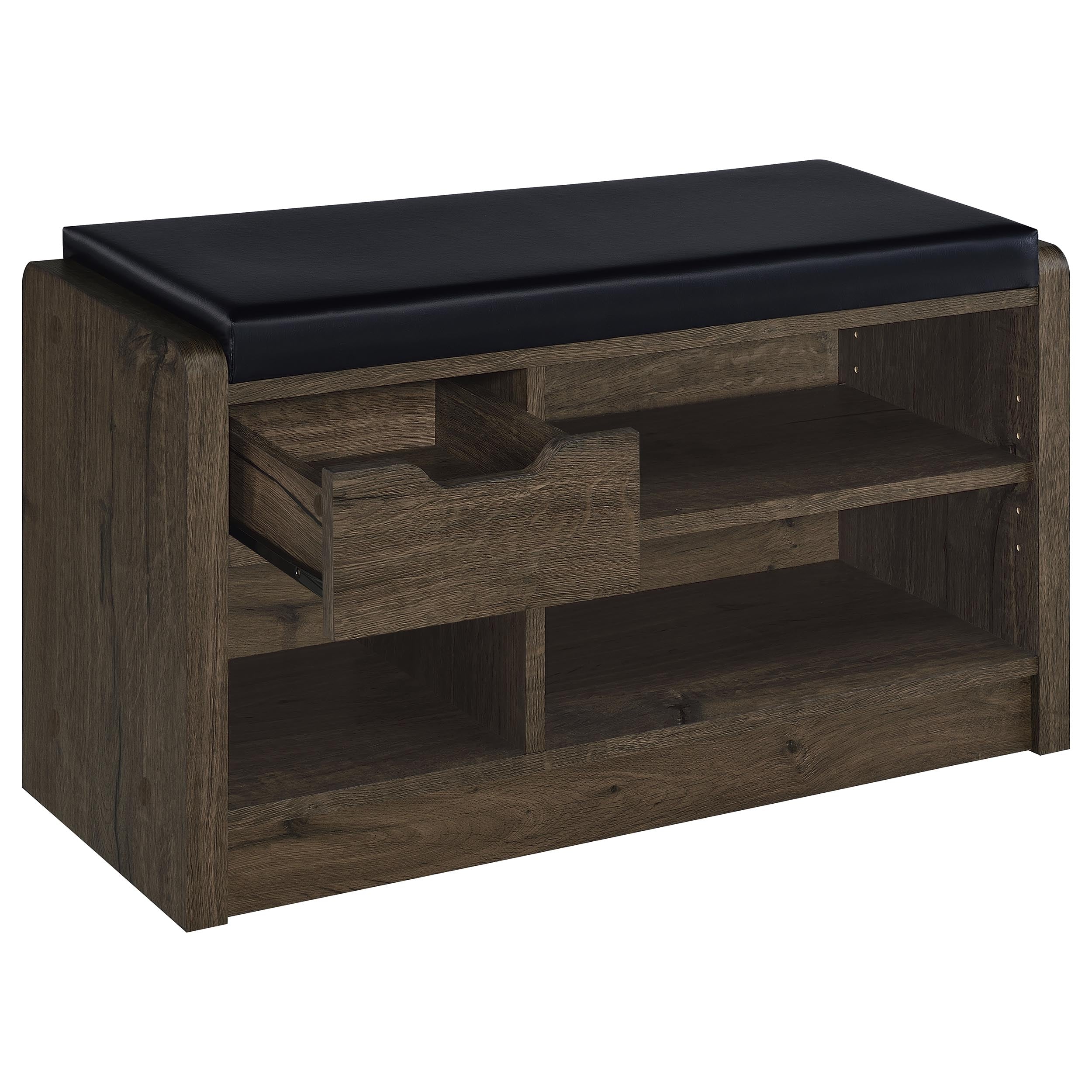 Arrington Storage Bench Smoked Oak-