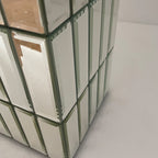 36.02" Tall Mirrored Floor Vase