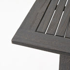 Outdoor Acacia Wood 7 Piece Expandable Dining Set